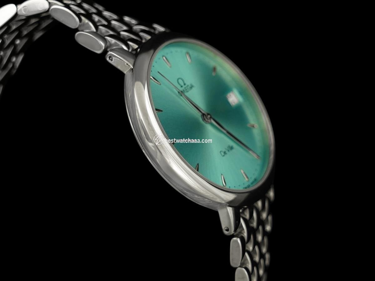 IMG_9081 Omega De Ville Mens watch Unisex Quartz Steel 8299 Replica 5