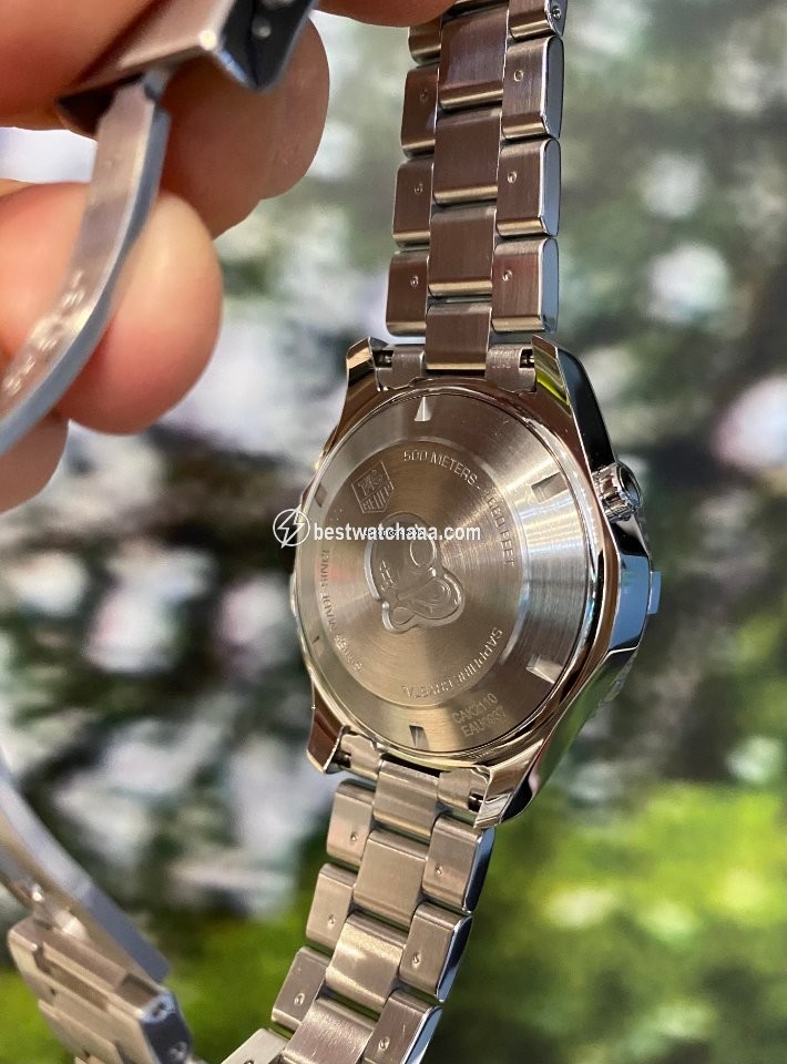 IMG_9081 TAG Heuer Aquaracer 500M Mens watch Unisex Automatic Steel CAK2110.BA0833 Replica 5