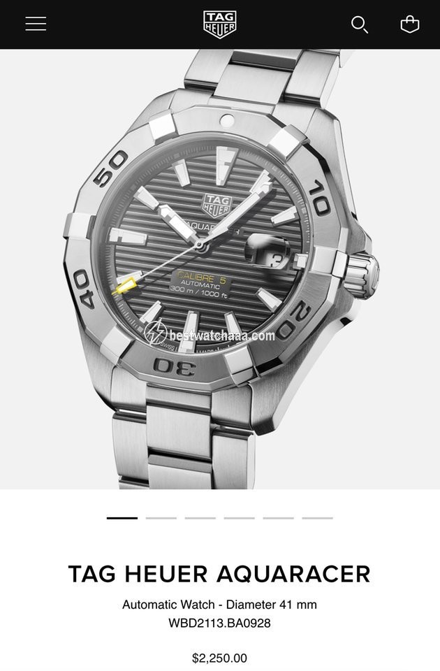 IMG_9081 TAG Heuer Aquaracer 300M Mens watch Unisex Automatic Steel WBD2113.BA0928 Replica 5