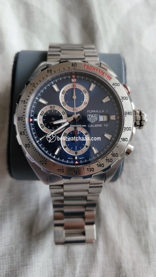 IMG_9081 TAG Heuer Formula 1 Calibre 16 Mens watch Unisex Automatic Steel EA0013 Replica 5
