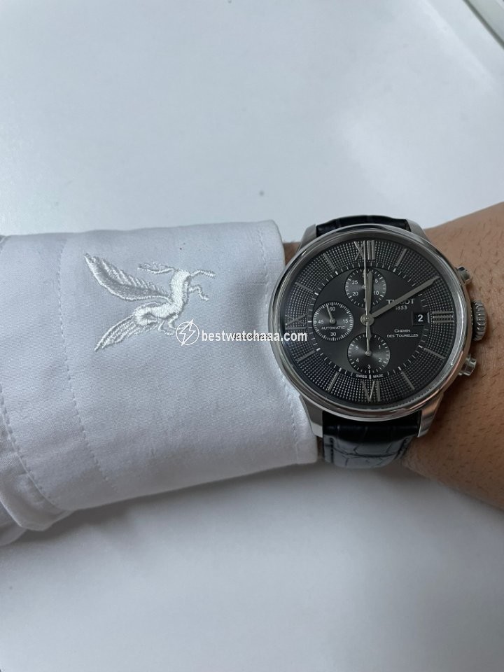 IMG_9081 Tissot Chemin de Tourelles Mens watch Unisex Automatic Steel T099.427.16.058.00 Replica 5