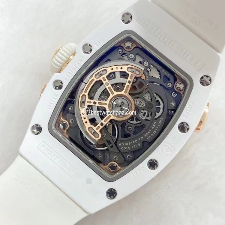 IMG_9081 Richard Mille Womens watch Automatic White gold Richard Mille RM037 White Gold Replica 5