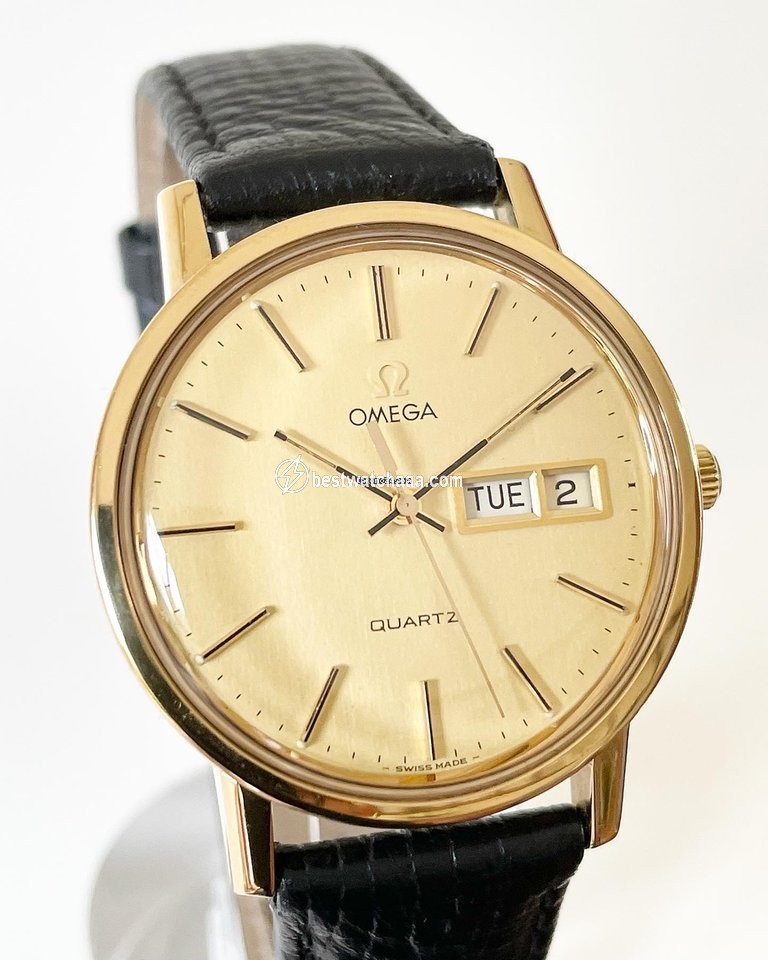 IMG_9081 Omega Seamaster Mens watch Unisex Quartz Yellow gold 196.0161 Replica 5