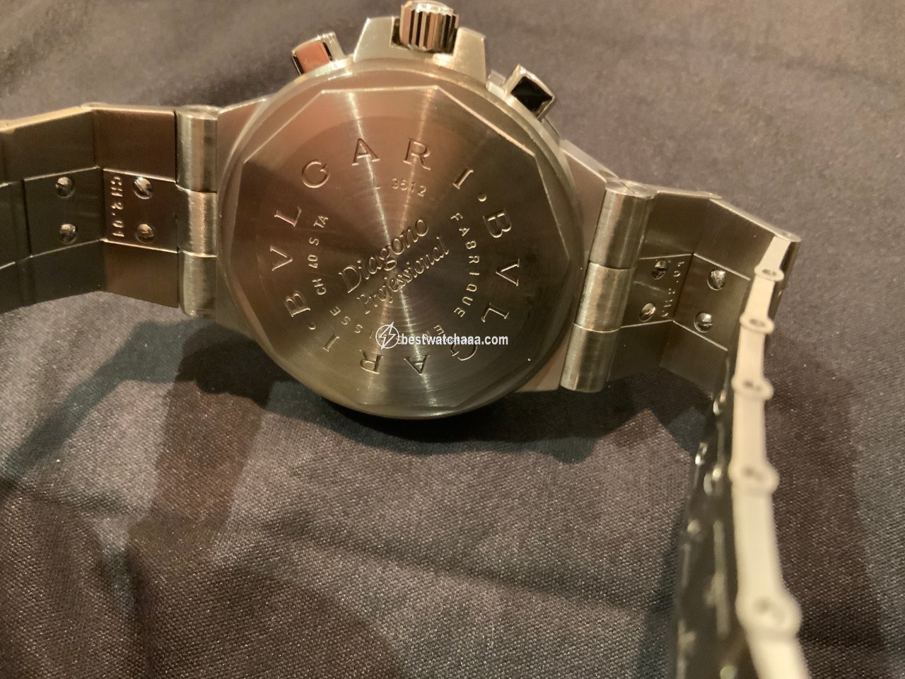 IMG_9081 Bulgari Diagono Mens watch Unisex Automatic Steel CH40SSDTA Replica 5