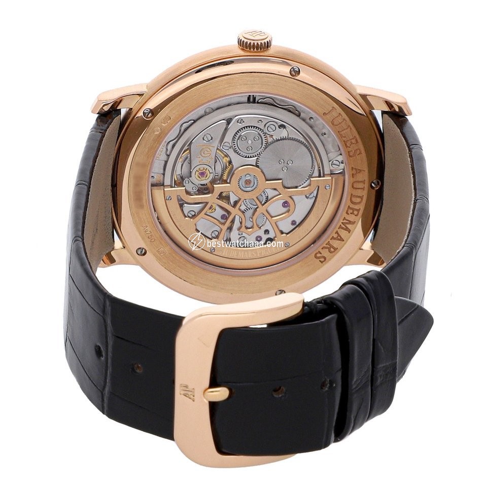 IMG_9081 Audemars Piguet Jules Audemars Mens watch Unisex Automatic Rose gold 15180OR.OO.A102CR.01 Replica 5
