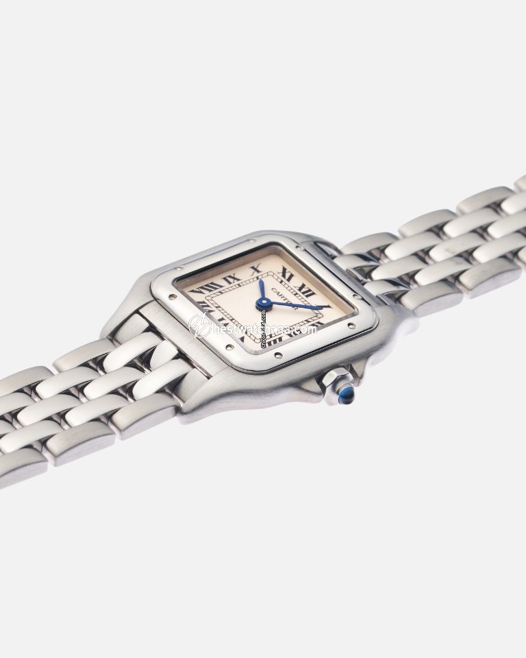 IMG_9081 Cartier Panthere Womens watch Quartz Steel 1320 Replica 5