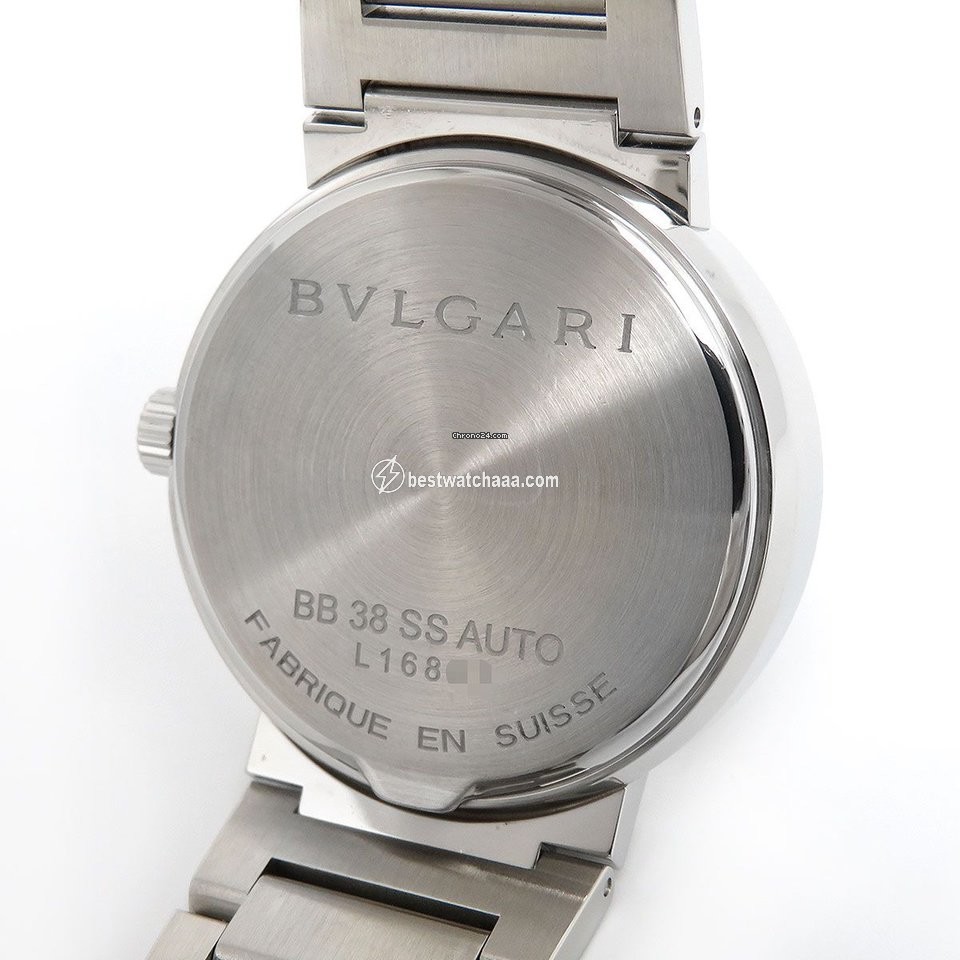 IMG_9081 Bulgari Bulgari Mens watch Unisex Automatic Steel BB38SSAUTO Replica 5