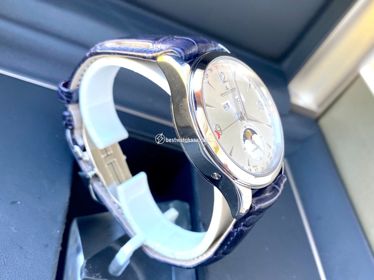 IMG_9081 Jaeger-LeCoultre Master Calendar Mens watch Unisex Automatic Steel Q1558420 Replica 5