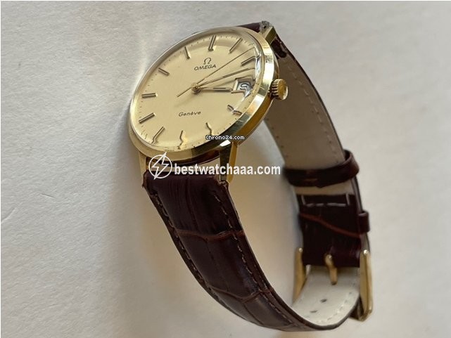 IMG_9081 Omega Geneve Mens watch Unisex Manual winding Yellow gold 132 051 Replica 5
