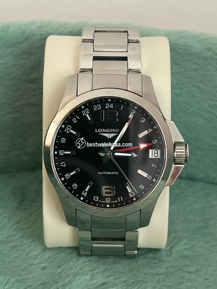IMG_9081 Longines Conquest Mens watch Unisex Automatic Steel L3.687.4.56.6 Replica 5