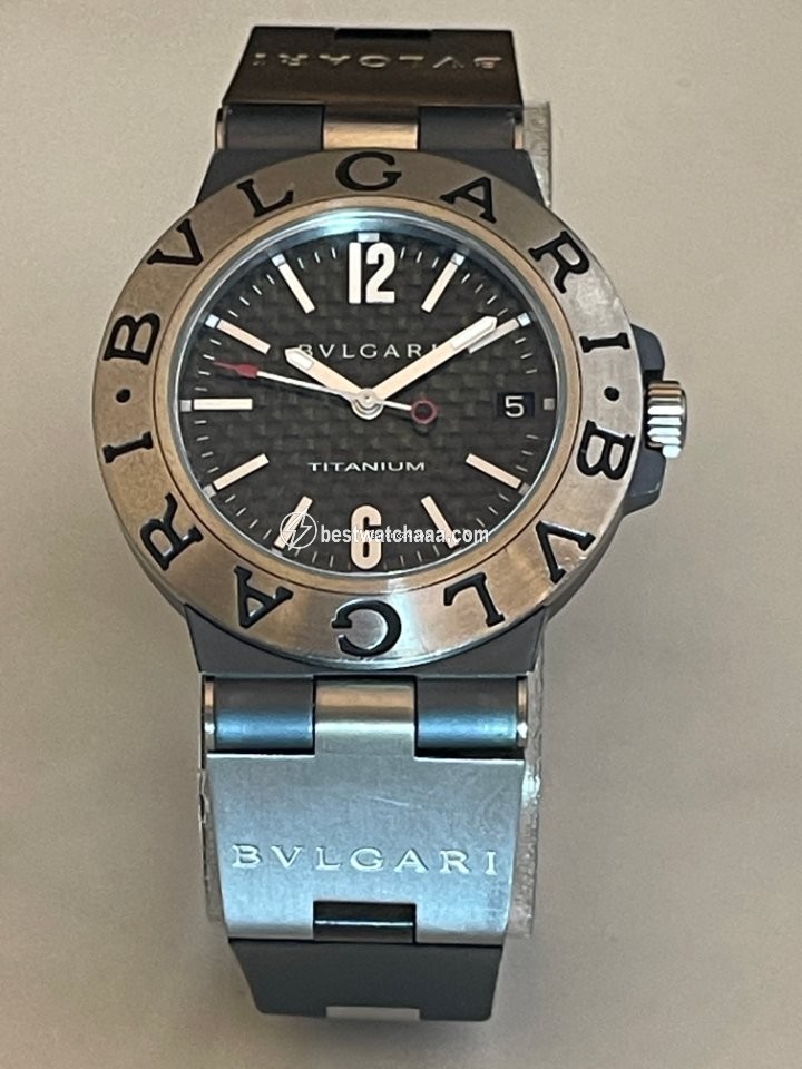 IMG_9081 Bulgari Diagono Mens watch Unisex Automatic Titanium TI 38 TA Replica 5