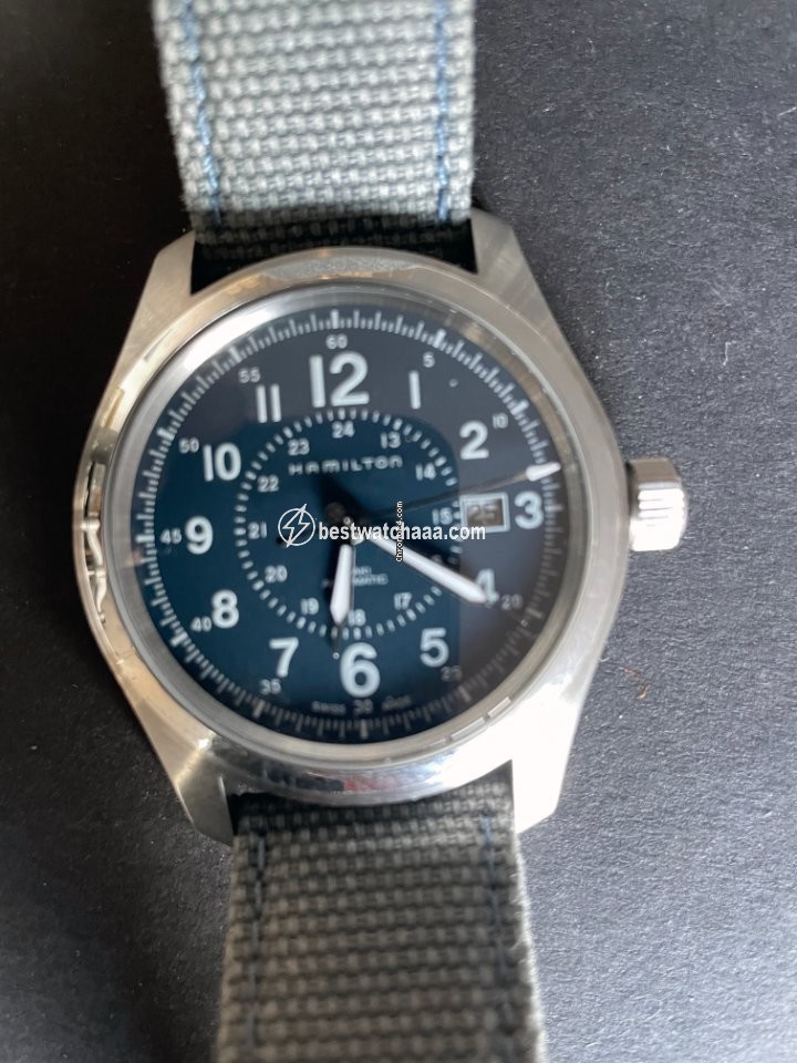 IMG_9081 Hamilton Khaki Field Mens watch Unisex Automatic Steel H70605943 Replica 5