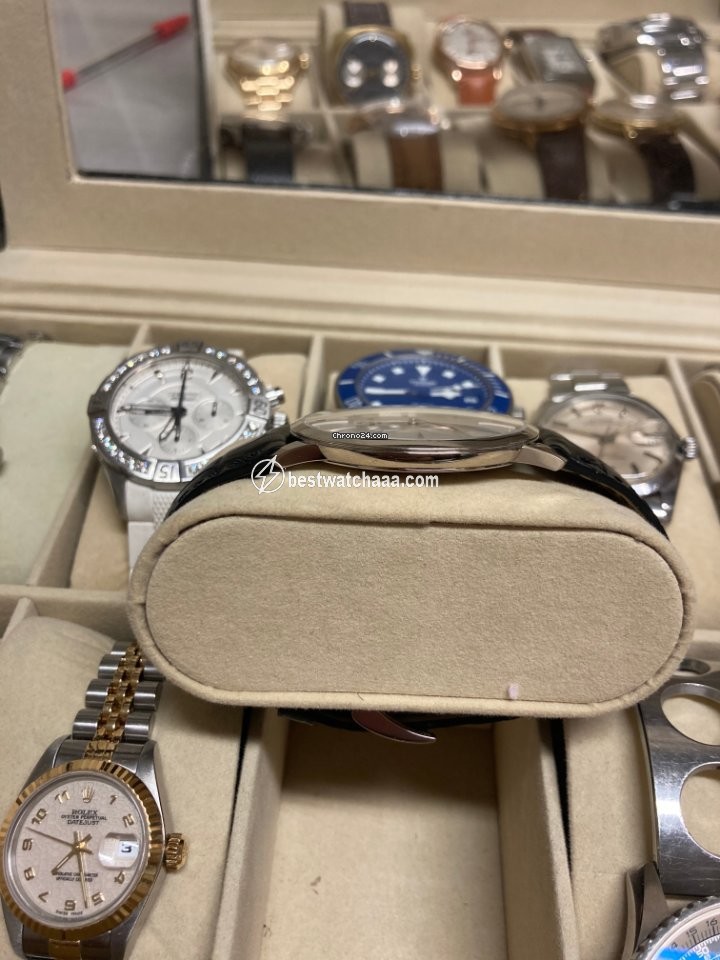 IMG_9081 Vacheron Constantin Patrimony Mens watch Unisex Manual winding White gold 81180 000G-9117 Replica 5