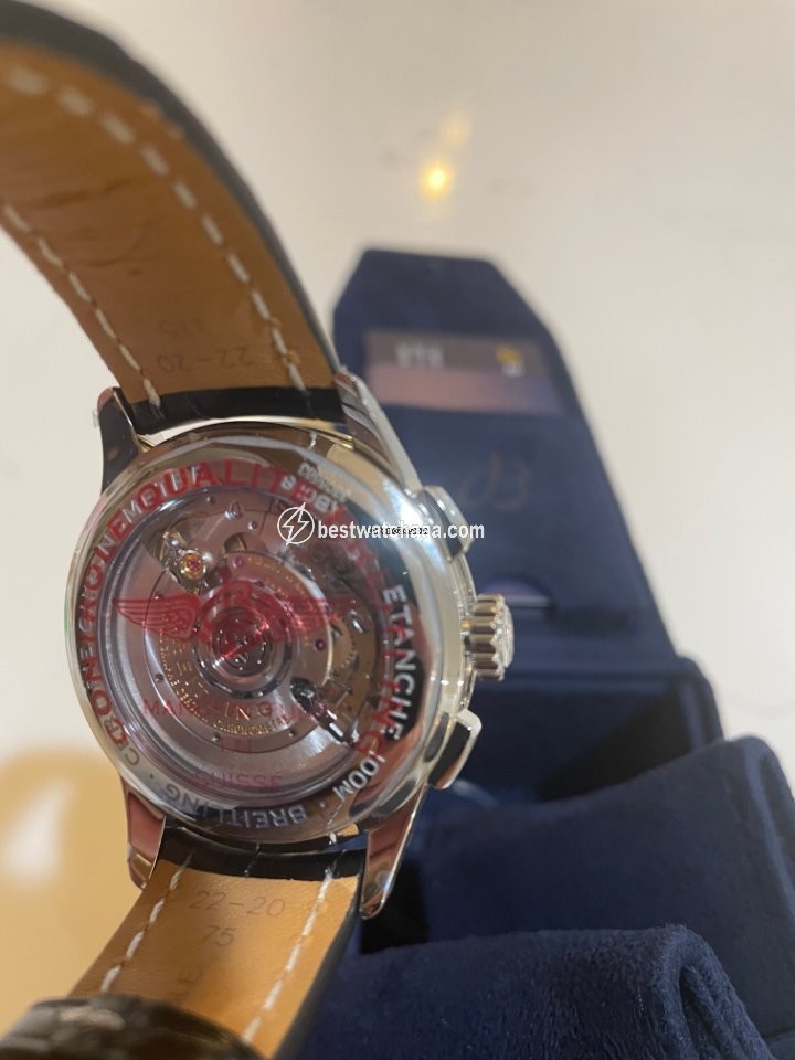 IMG_9081 Breitling Navitimer Mens watch Unisex Automatic Steel AB0118371B1P2 Replica 5