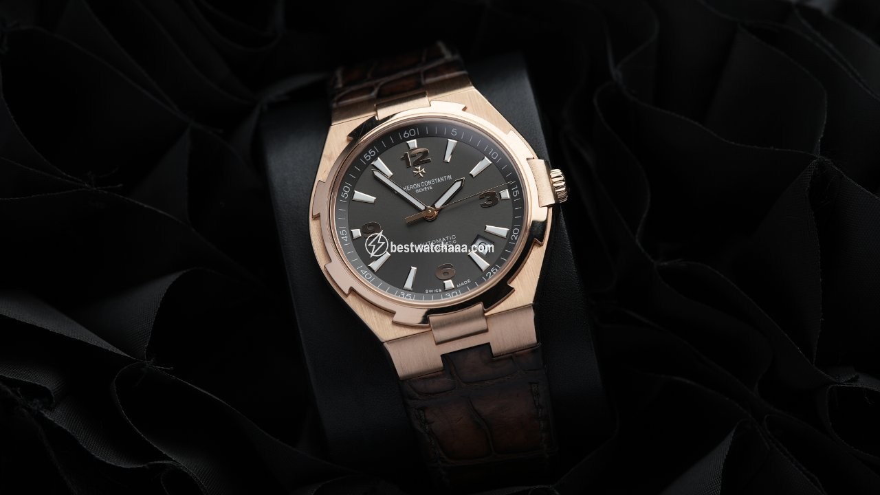 IMG_9081 Vacheron Constantin Overseas Mens watch Unisex Automatic Rose gold 47040 000R-9666 Replica 5