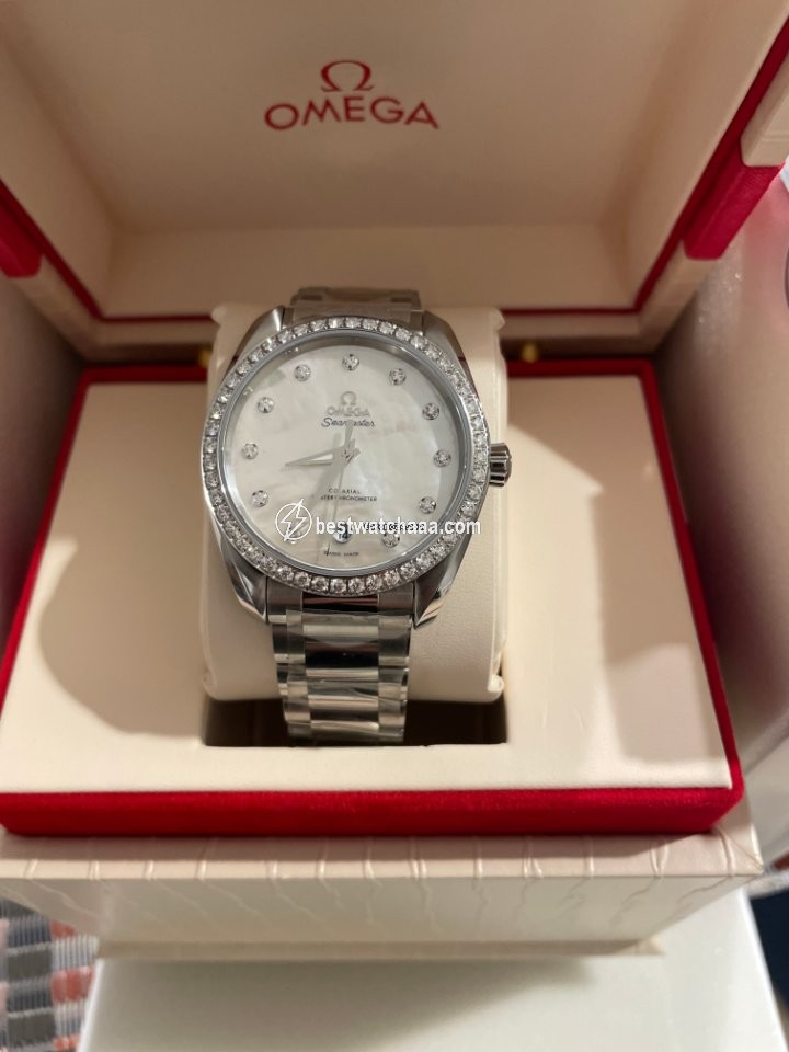 IMG_9081 Omega Seamaster Aqua Terra Womens watch Automatic Steel 220.15.38.20.55.001 Replica 5