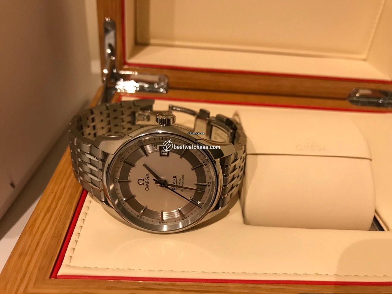 IMG_9081 Omega De Ville Hour Vision Mens watch Unisex Automatic Steel 431.30.41.21.02.001 Replica 5