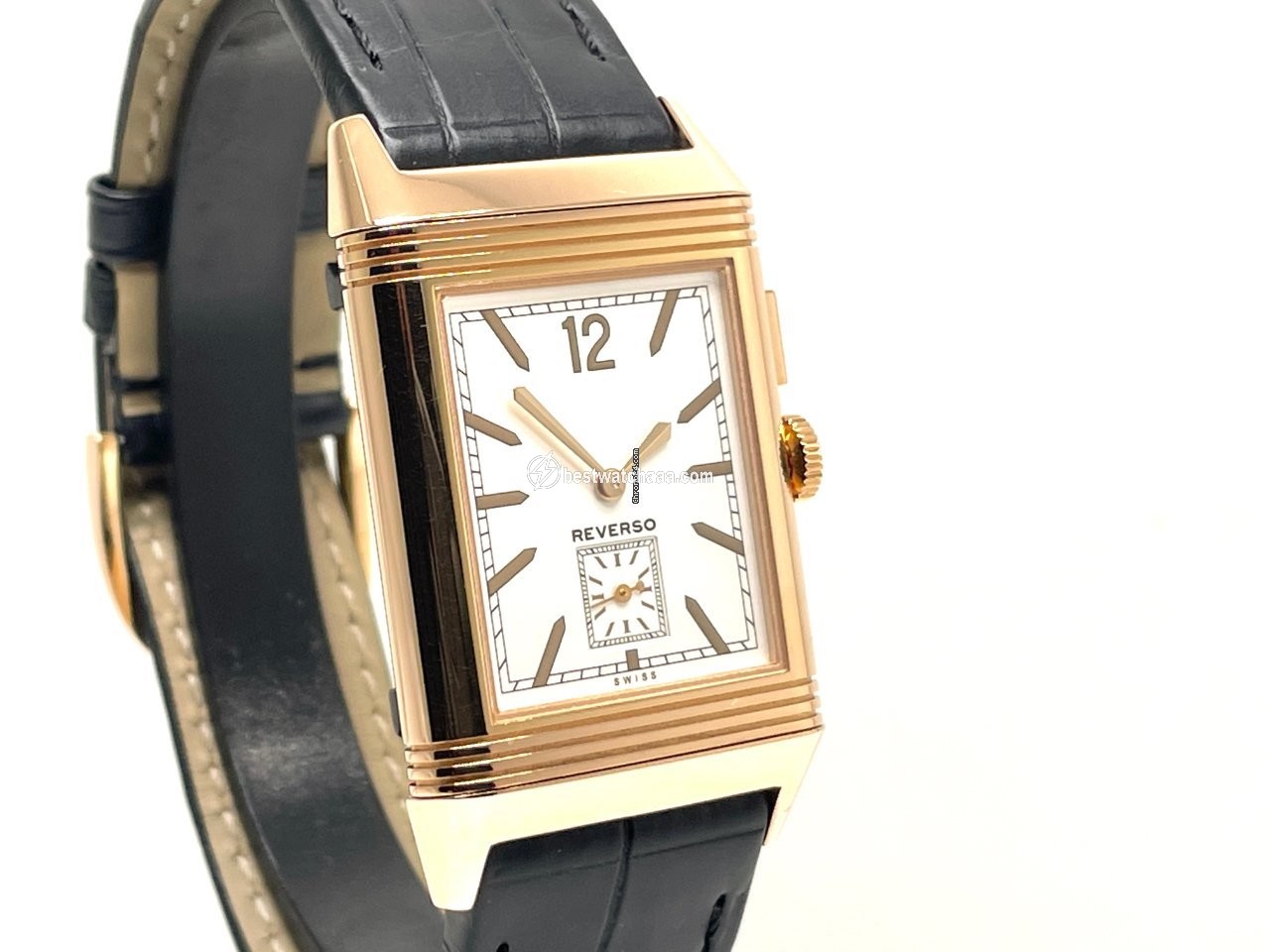 IMG_9081 Jaeger-LeCoultre Grande Reverso Ultra Thin Duoface Manual winding Rose gold Q3782520 Replica 5