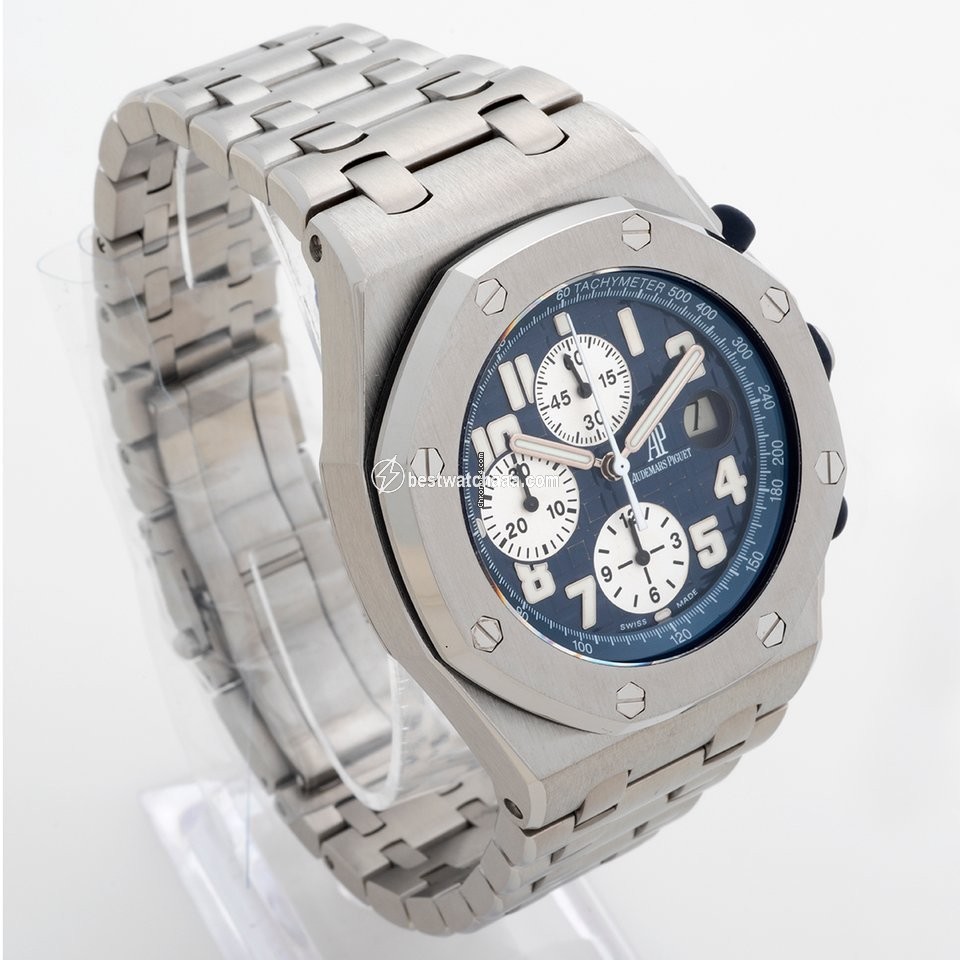 IMG_9081 Audemars Piguet Royal Oak Offshore Chronograph Mens watch Unisex Automatic Steel ST25721 Replica 5