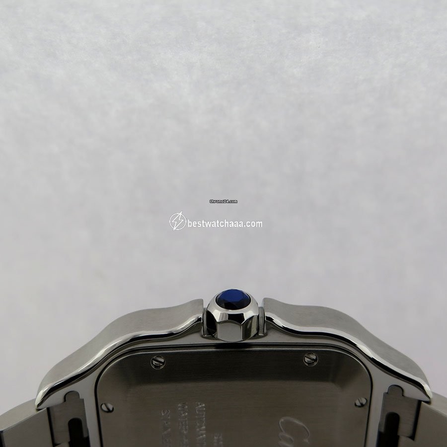 IMG_9081 Cartier Santos Mens watch Unisex Automatic Steel WSSA0013 Replica 5