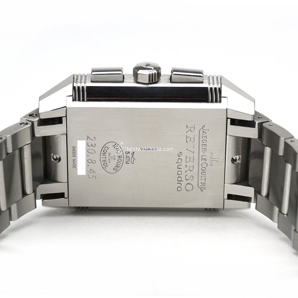 IMG_9081 Jaeger-LeCoultre Reverso Squadra Chronograph GMT Steel Q7018120 Replica 5