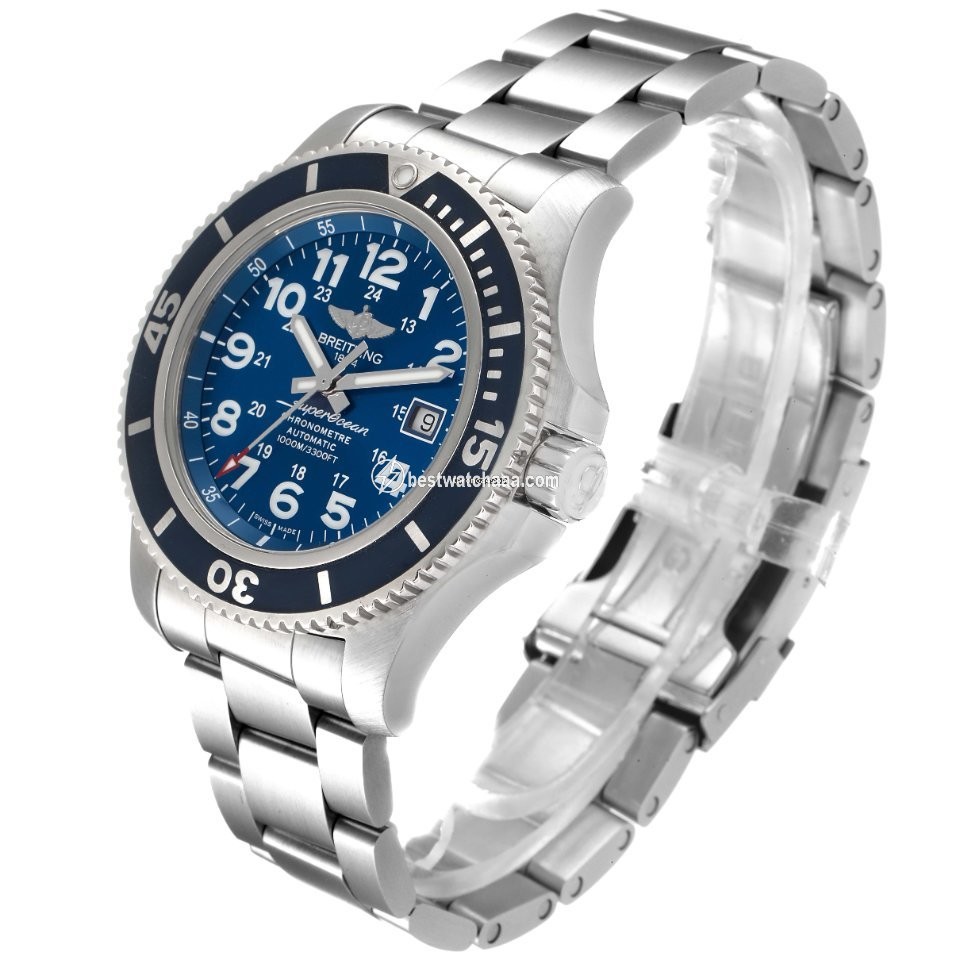 IMG_9081 Breitling Superocean II 44 Mens watch Unisex Automatic Steel A17392D8 C910 Replica 5