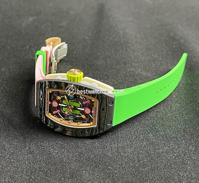 IMG_9081 Richard Mille RM 07 Mens watch Unisex Automatic Carbon RM 07-03 Replica 5
