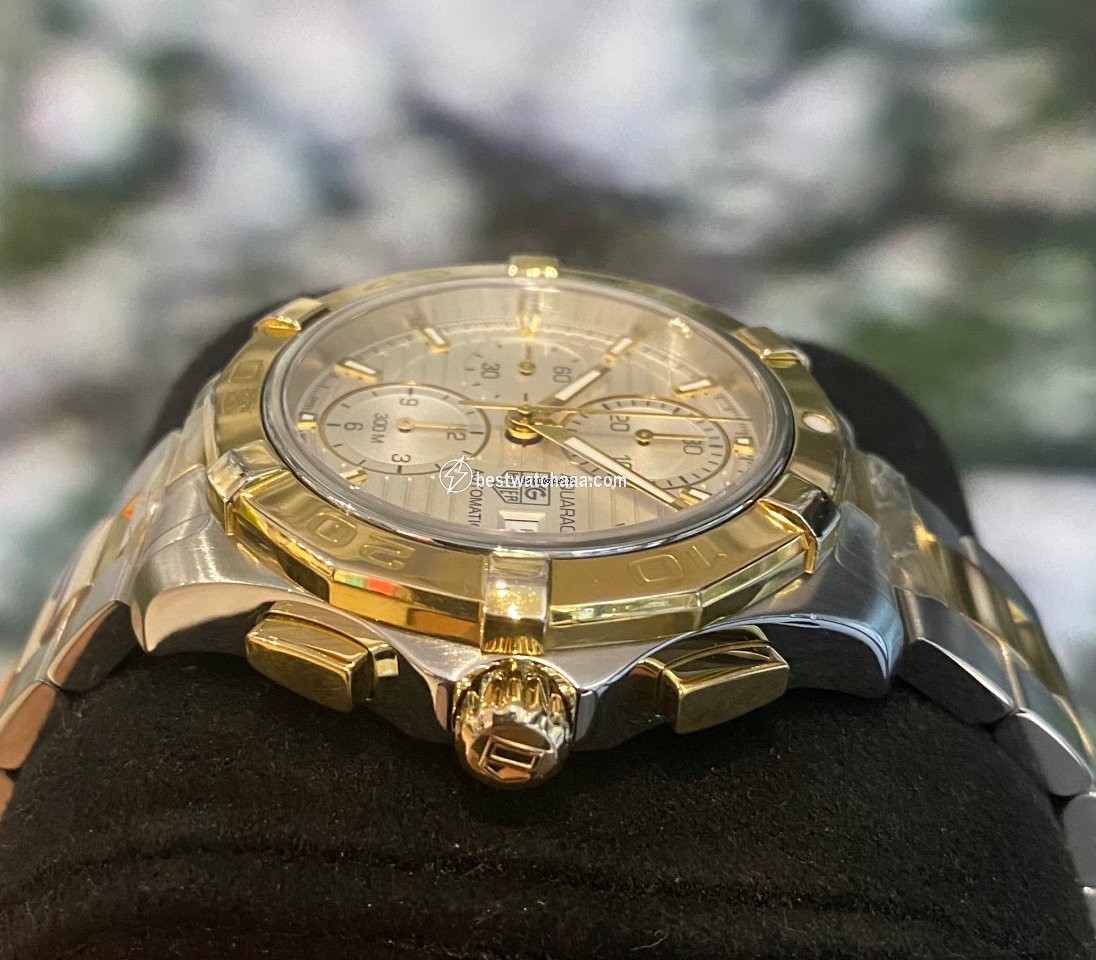 IMG_9081 TAG Heuer Aquaracer Mens watch Unisex Automatic Gold Steel CAP2120.BB0834 Replica 5