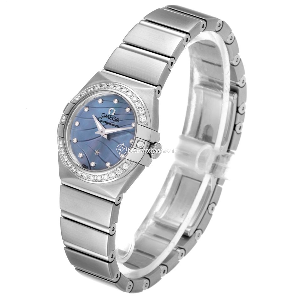 IMG_9081 Omega Constellation Quartz Womens watch Quartz Steel 123.15.24.60.57.001 Replica 5