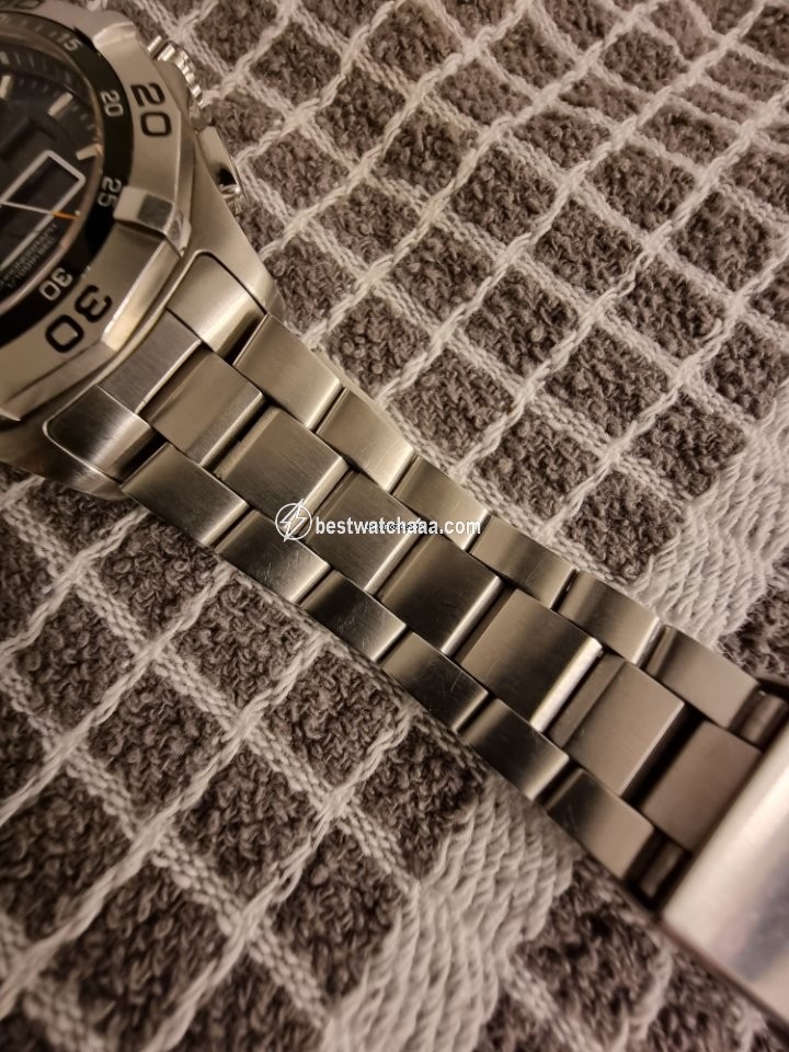 IMG_9081 TAG Heuer Aquaracer 300M Mens watch Unisex Quartz CAF1010-0 Replica 5