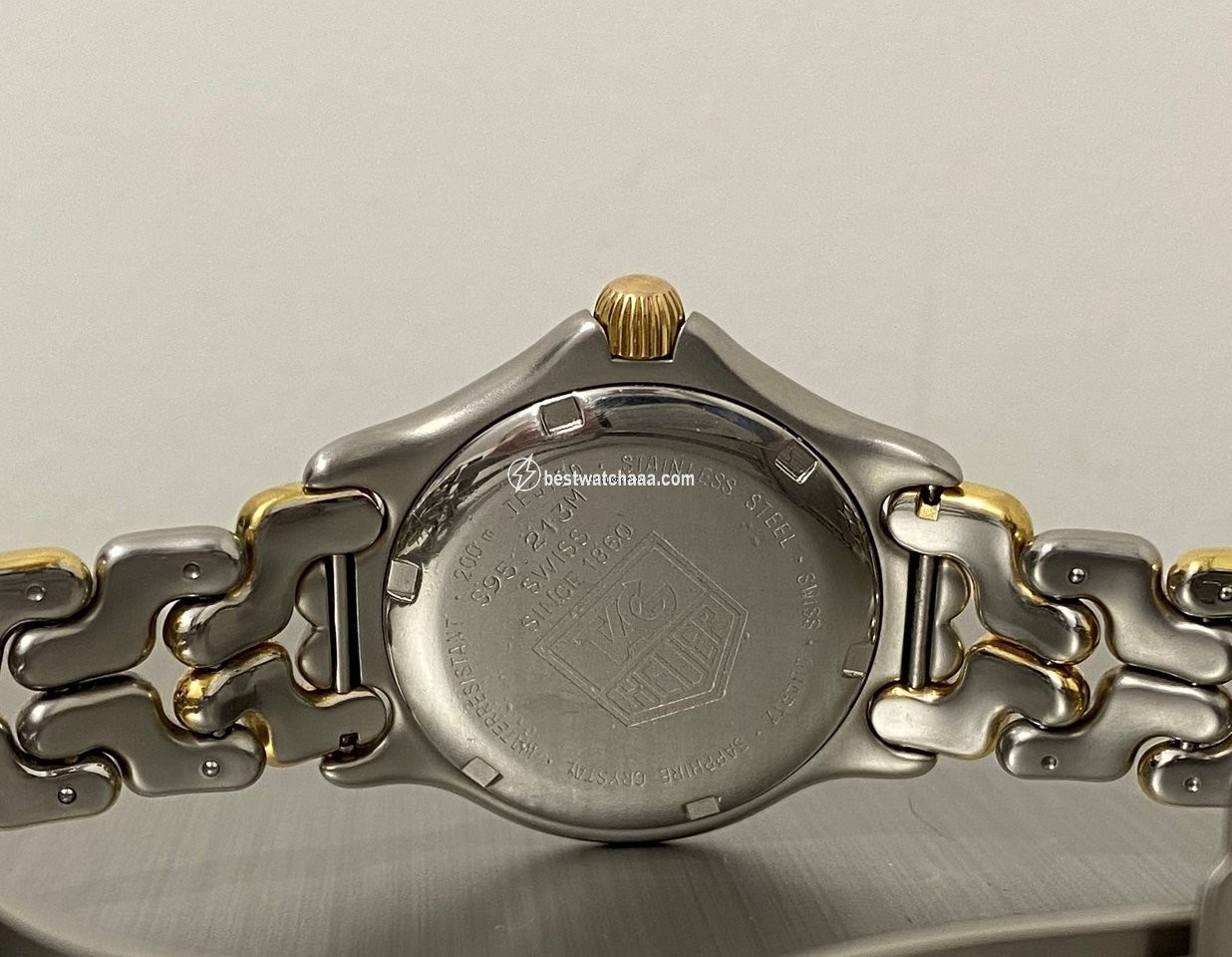 IMG_9081 TAG Heuer Mens watch Unisex Quartz Gold Steel S95.206M Replica 5