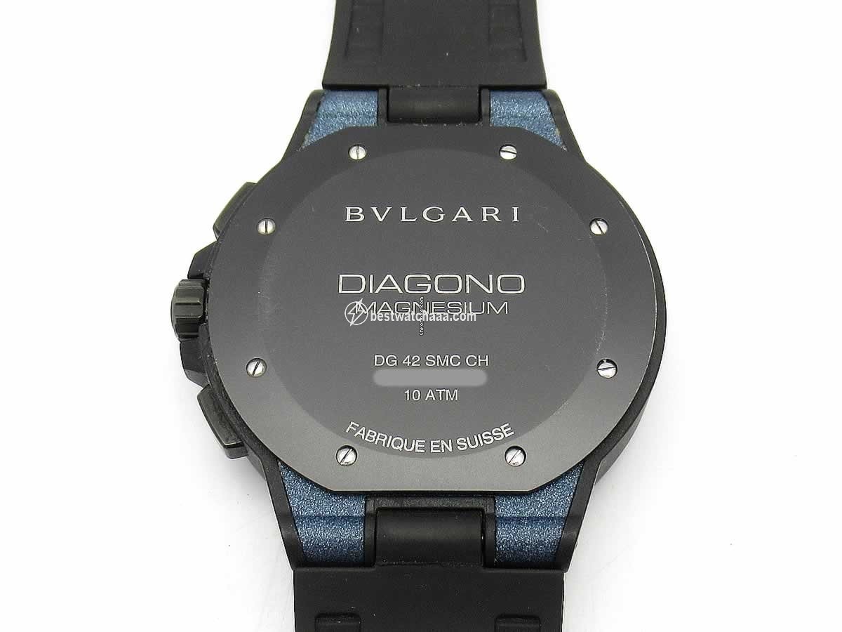 IMG_9081 Bulgari Diagono Mens watch Unisex Automatic Ceramic DG42C3SMCVDCH Replica 5