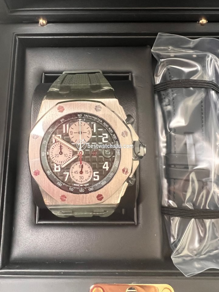 IMG_9081 Audemars Piguet Royal Oak Offshore Chronograph Mens watch Unisex Automatic Titanium 26238TI.OO.A056CA.01 Replica 5