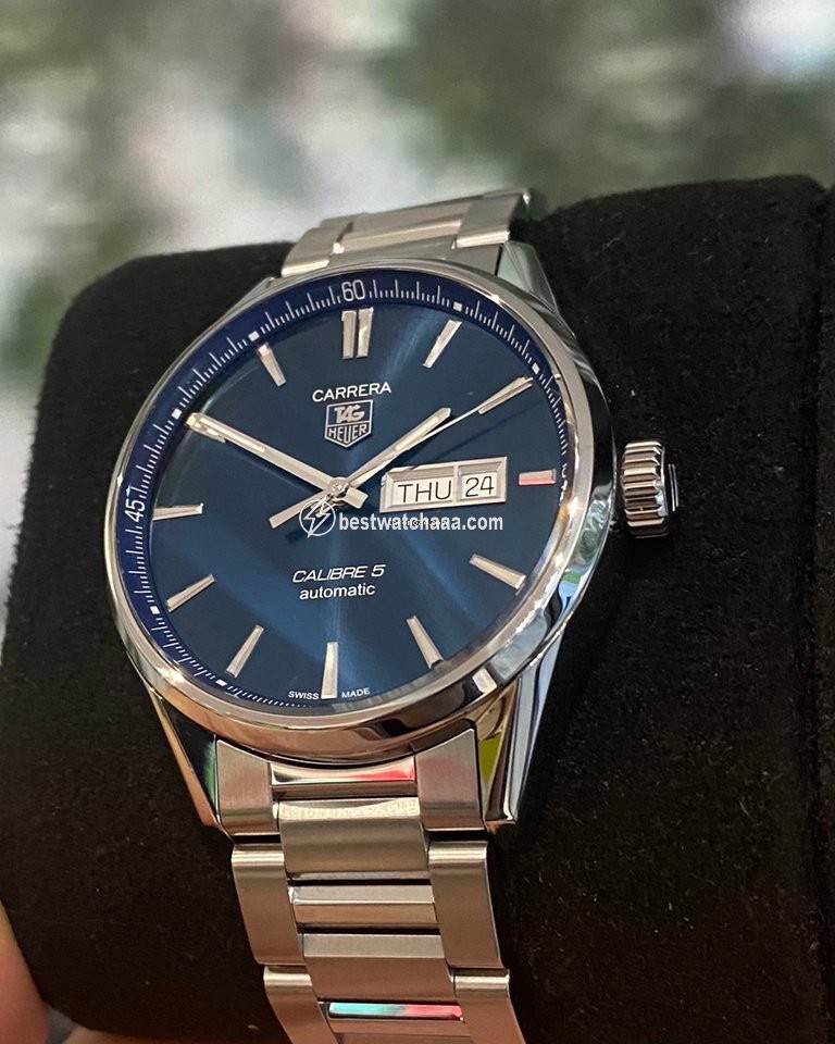IMG_9081 TAG Heuer Carrera Calibre 5 Mens watch Unisex Automatic Steel WAR201E.BA0723 Replica 5