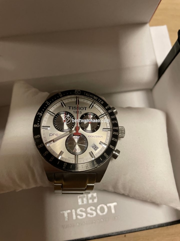 IMG_9081 Tissot PRS 516 Mens watch Unisex Quartz Steel T044.417.21.051.00 Replica 5