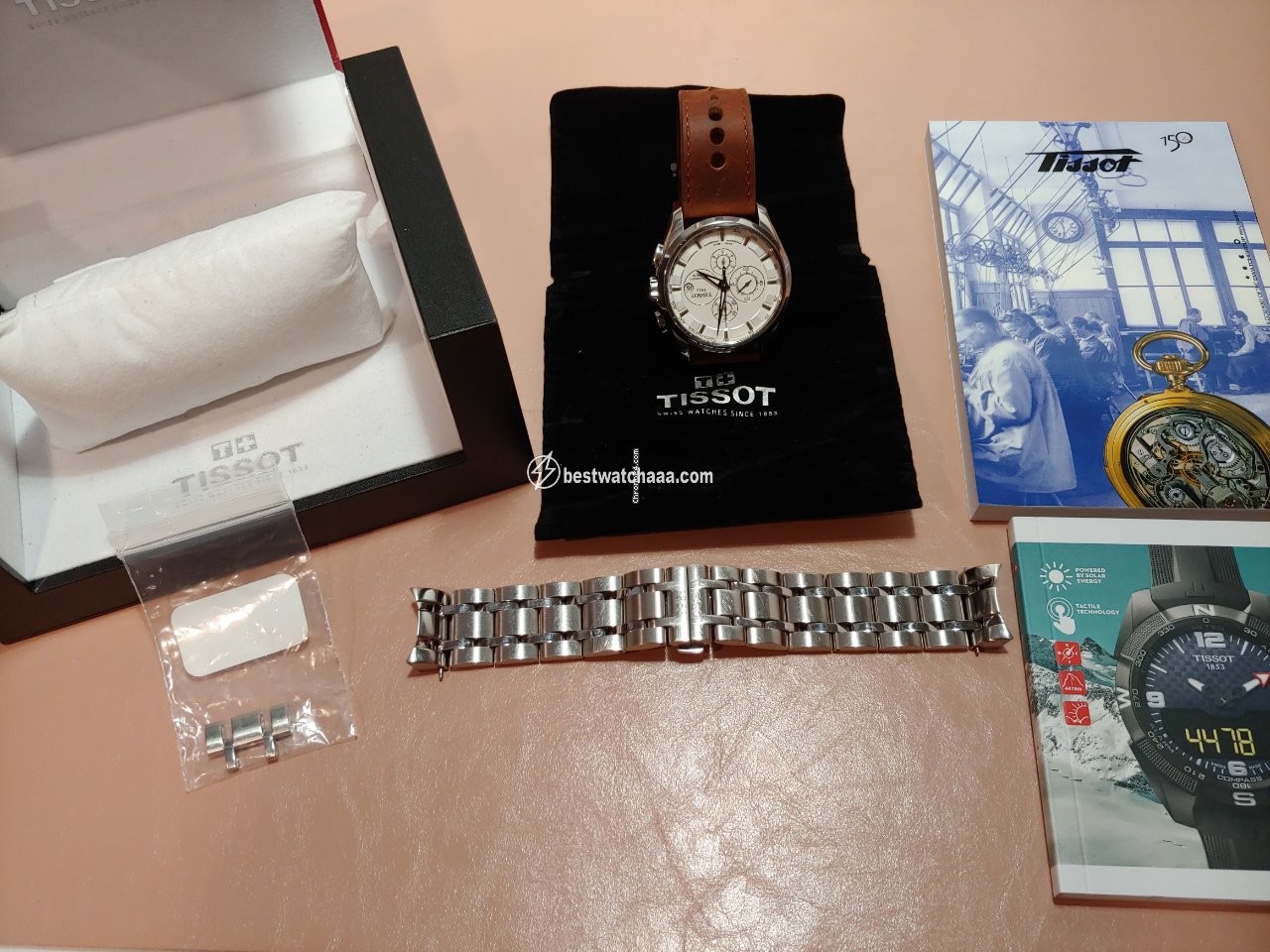 IMG_9081 Tissot Couturier Mens watch Unisex Automatic Gold Steel T035.627.11.031.00 Replica 5