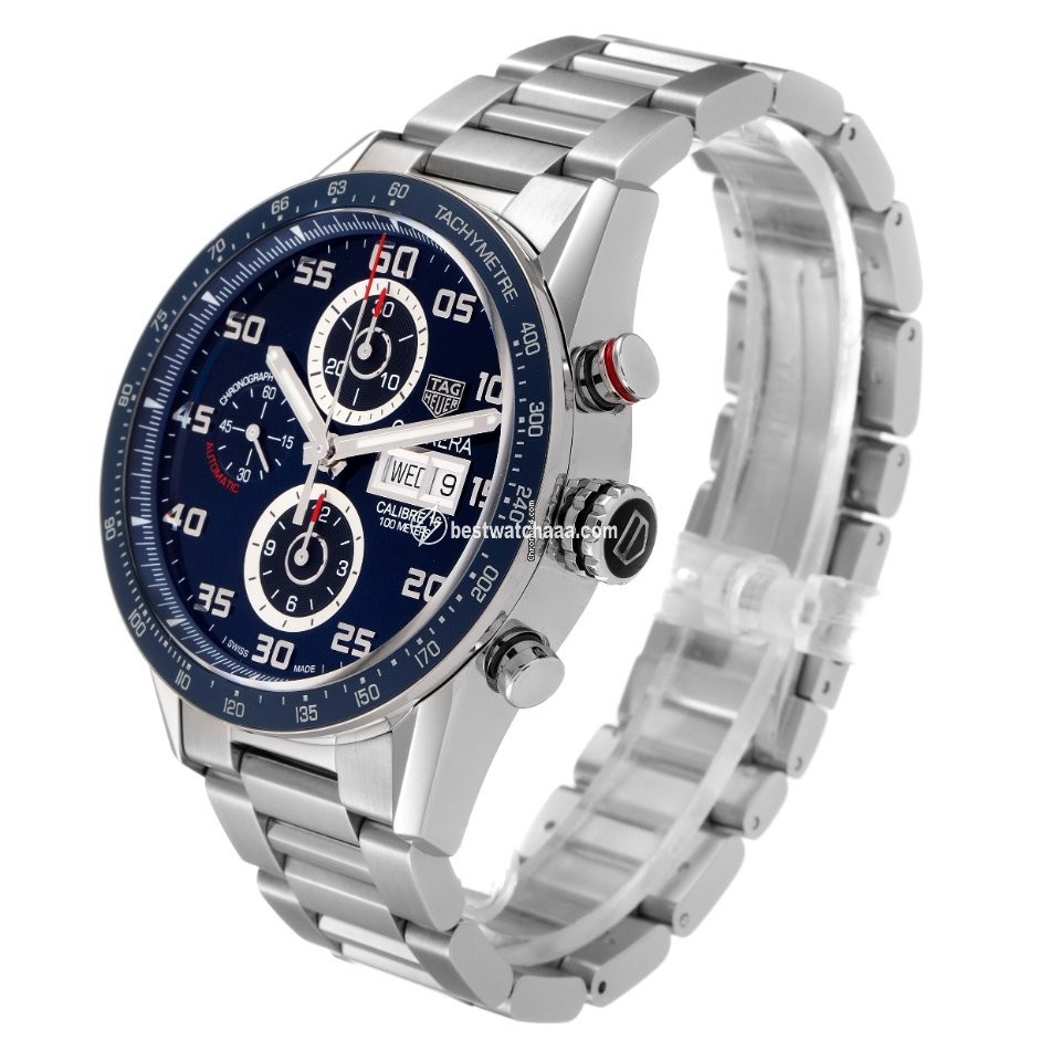 IMG_9081 TAG Heuer Carrera Calibre 16 Mens watch Unisex Automatic Steel CV2A1V.BA0738 Replica 5