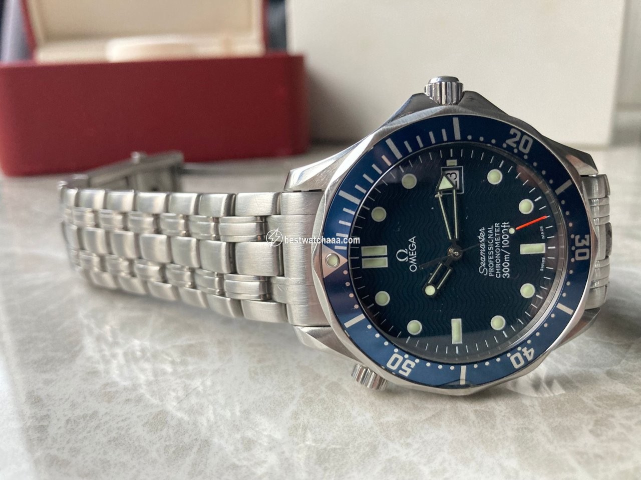 IMG_9081 Omega Seamaster Diver 300 M Mens watch Unisex Automatic Steel 25318000 Replica 5
