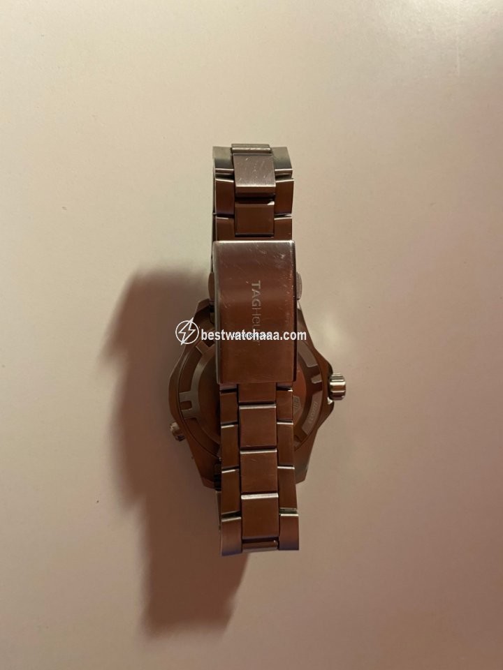 IMG_9081 TAG Heuer Aquaracer 500M Mens watch Unisex Quartz Steel WAJ 1113 Replica 5