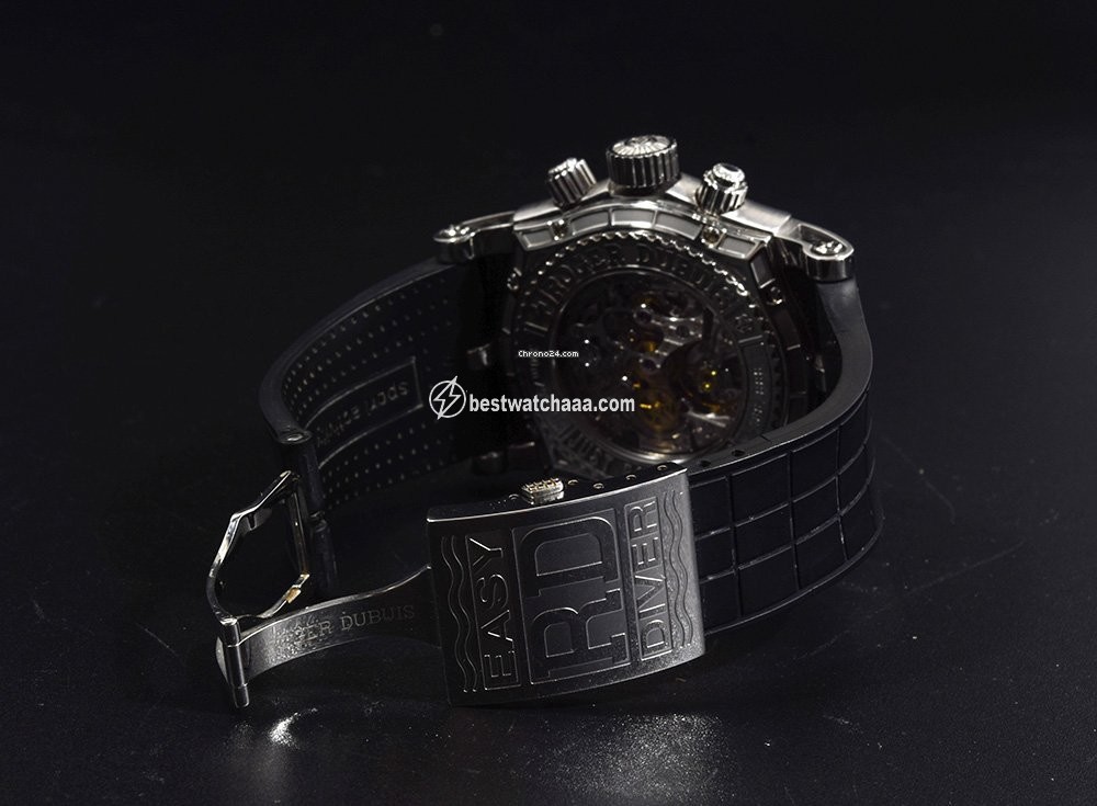 IMG_9081 Roger Dubuis Easy Diver Mens watch Unisex Automatic Silver SE46.56.9 12.53 Replica 5