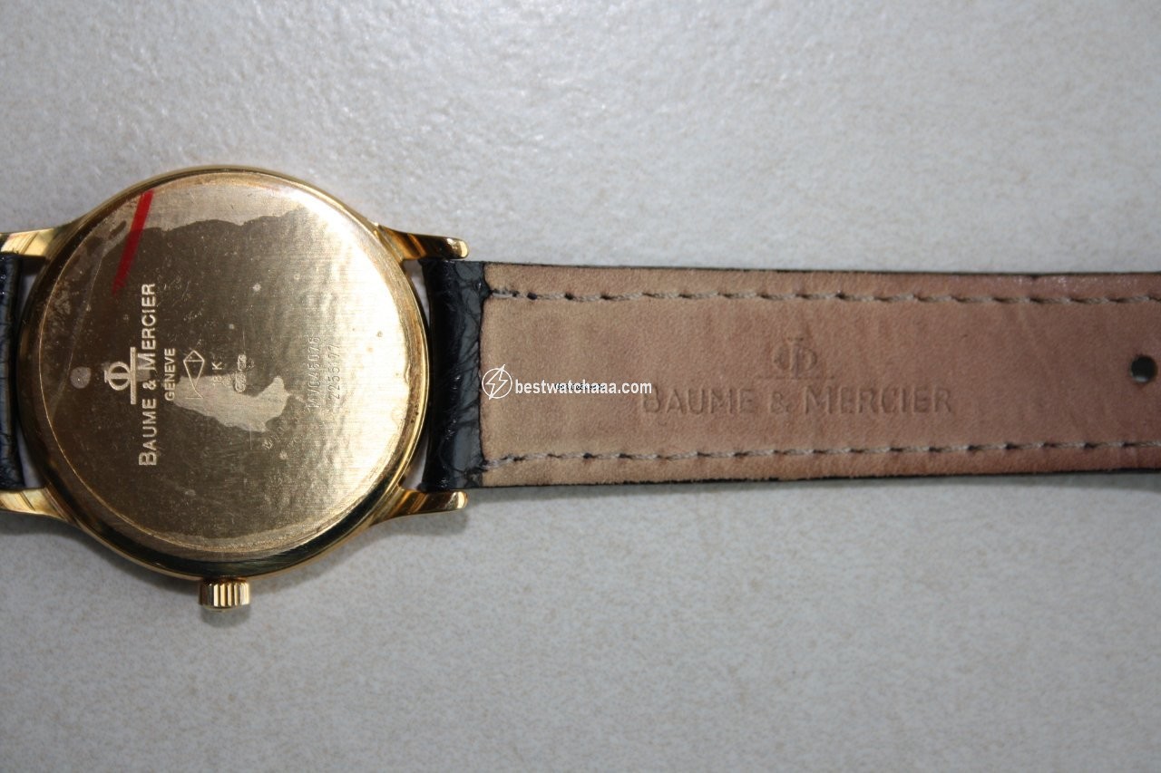 IMG_9081 Baume & Mercier Classima Mens watch Unisex Manual winding Yellow gold MV045088 Replica 5