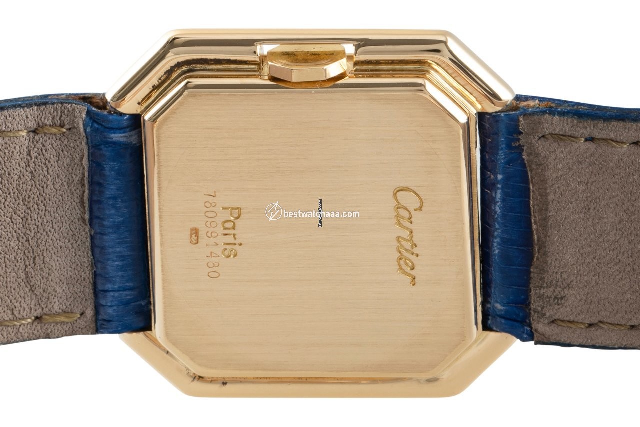 IMG_9081 Cartier Womens watch Manual winding Yellow gold 7809 Replica 5