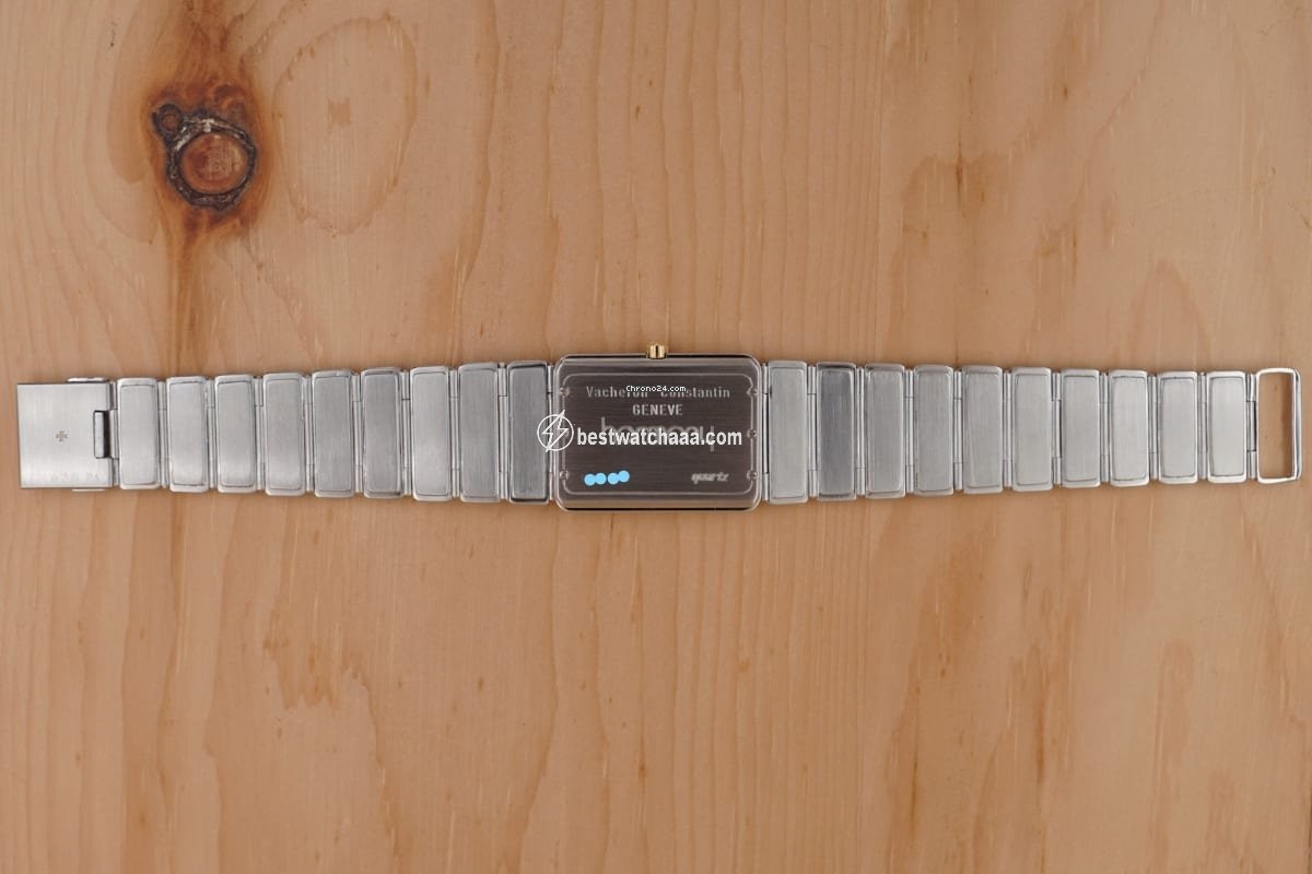 IMG_9081 Vacheron Constantin Harmony Mens watch Unisex Quartz Gold Steel 61201 Replica 5