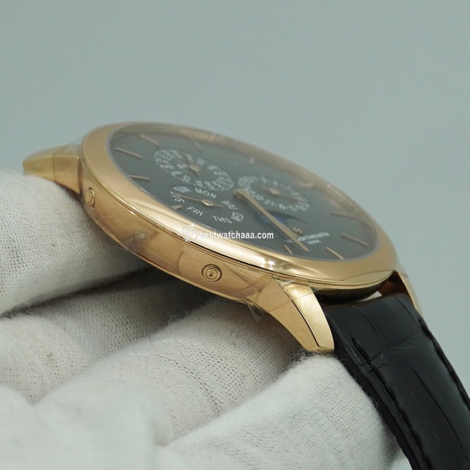 IMG_9081 Vacheron Constantin Patrimony Mens watch Unisex Automatic Rose gold 43175 000R-B343 Replica 5