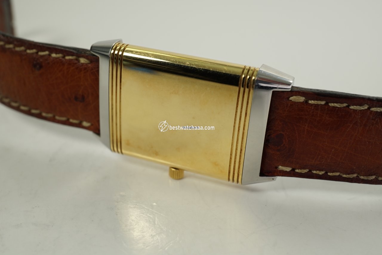 IMG_9081 Jaeger-LeCoultre Reverso Classique Mens watch Unisex Quartz Gold Steel 250.5.08 Replica 5