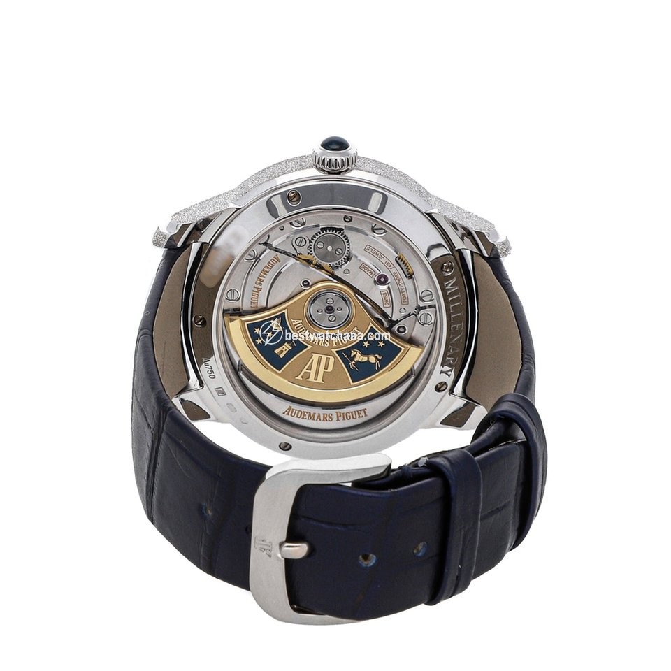 IMG_9081 Audemars Piguet Millenary Womens watch Automatic White gold 77266BC.GG.A326CR.01 Replica 5