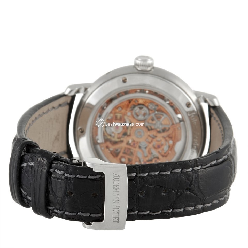 IMG_9081 Audemars Piguet Jules Audemars Mens watch Unisex Automatic Platinum 25963PT.OO.D002CR.0100 Replica 5
