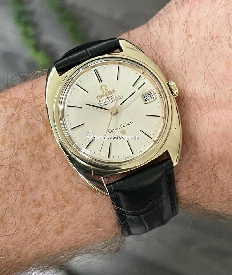 IMG_9081 Omega Constellation Mens watch Unisex Automatic Yellow gold 30 Replica 5