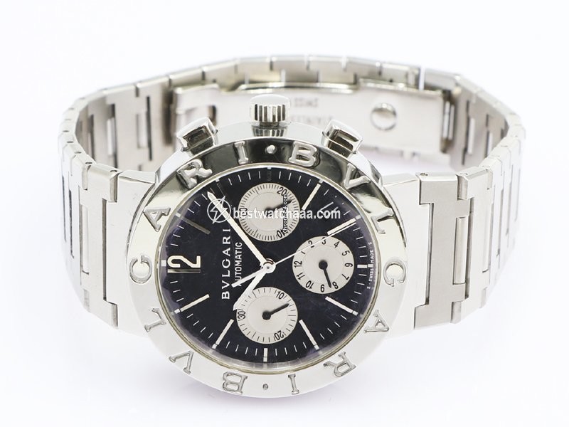 IMG_9081 Bulgari Bulgari Mens watch Unisex Automatic Steel BB38SSCH Replica 5