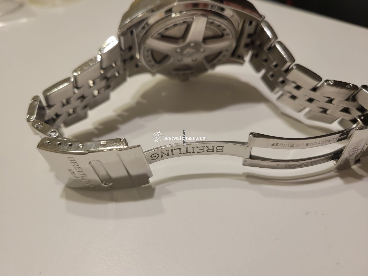 IMG_9081 Breitling Bentley 6.75 Mens watch Unisex Automatic Steel A4436212 G573 Replica 5